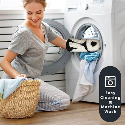 TWWDE AUG You Look Good Bath Rug, Fun Bathroom Rug,Black Bathroom Rugs Cool Rugs for Bedroom Non Slip Microfiber Plush Coo...