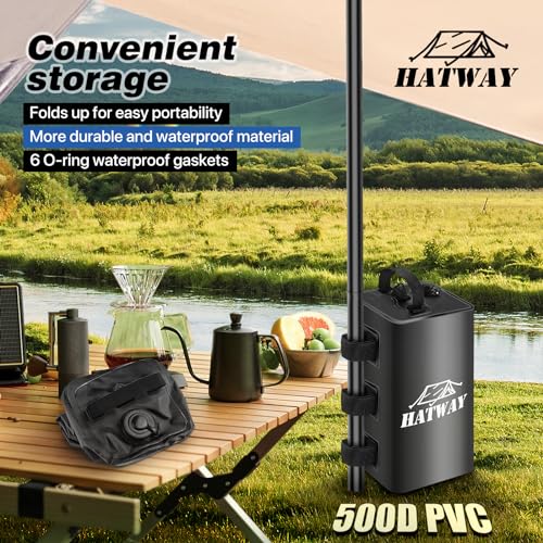 Hatway Canopy Water Weight Bag,88 LBS Water Tent Weights Set of 4 Leg Weights for Pop Up Canopy,Gazebo,Canopies,Tent-4 * 1...