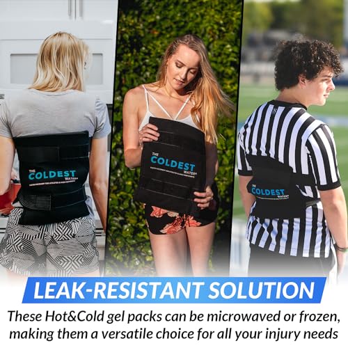 Coldest Ice Pack for Back Pain Relief - All Body Multipurpose Ice Pack for Lower Back Pain, Swelling, Bruises, Surgery, Cr...