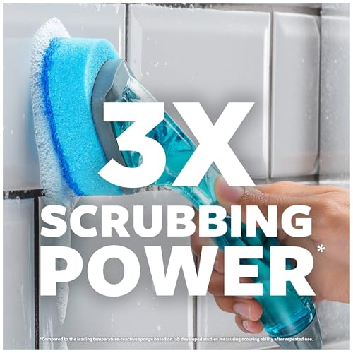 Scotch-Brite Zero Scratch Dishwand, Dishwasher-Safe Scrub Wand with Built-in Scraper, Gentle Scrubbing Power, Stands Uprig...