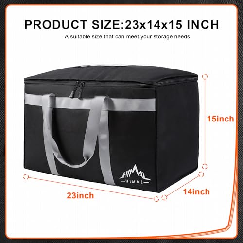 Himal Outdoors Insulated Food Delivery Bag XXXL-23Wx15Hx14D inches Premium Insulated Grocery Bag for HOT/COLD Food Deliver...