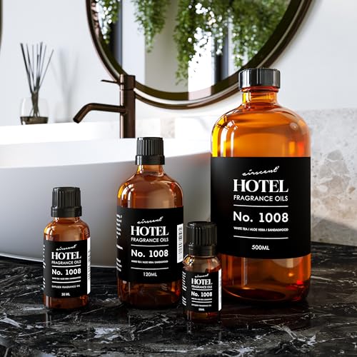 AirScent Hotel Diffuser Oil No. 1008 - White Tea, Aloe Vera & Sandalwood - Premium Fragrance Oil for Ultrasonic and Waterl...