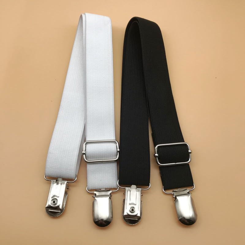 Disayu Couch Cushion Covers Holder Clips Couch Covers Holder Straps Adjustable from 10 to 60 inches (25-160cm) Elastic Str...