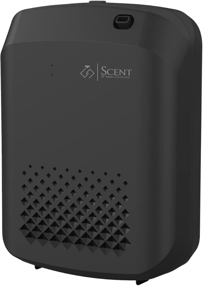 Scent by Aroma Collection Smart Scent Diffuser, Black, 400ml Large Capacity, 360° Air Circulation, Bluetooth Compatible