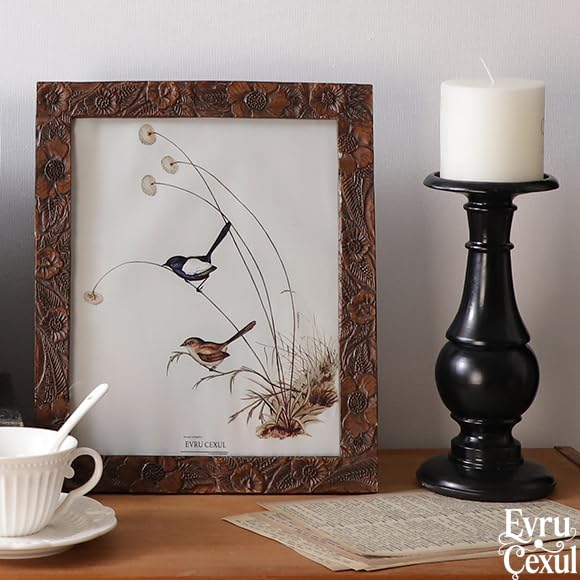 EvruCexul 8x10 Vintage Picture Frame - Antique 8x10 Picture Frame brown, Fancy 8 X10 Frames For Wall Hanging,Victorian Pho...