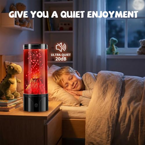 Volcano Lamp, Realistic Volcano Eruption Kids Night Light with USB/Battery Power,Leak-Proof,Cool Novelty Gift for Kids, Me...