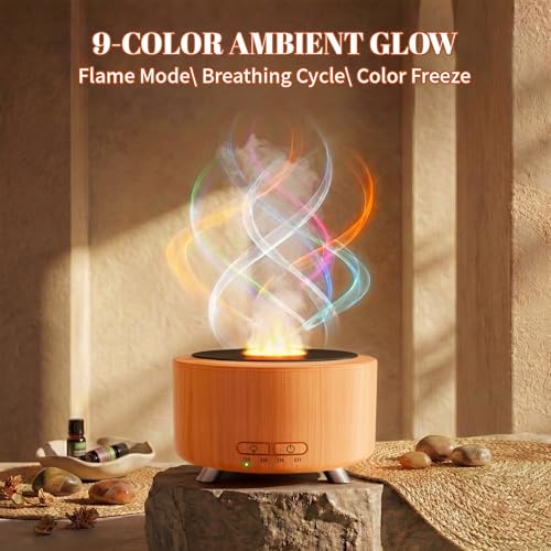 Essential Oil Diffuser for Home, 500 Aromatherapy Diffuser Oil Machine for Office Room Yoga, Aroma Diffuser with Auto-Off ...