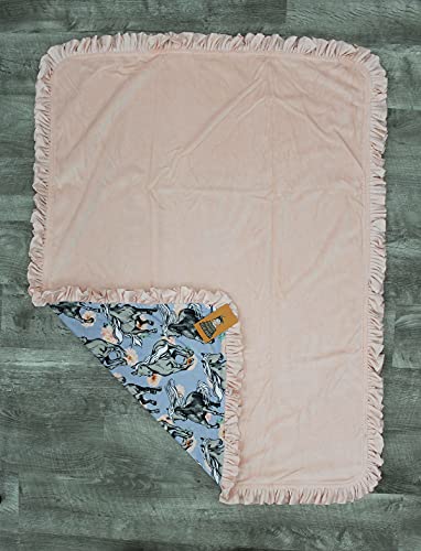 Dear Baby Gear - Reversible Baby Blankets - Soft Nursery Blanket for Newborn - Toddler Blankey - Throw Blanket for Boys & ...