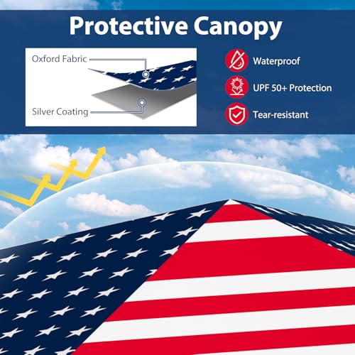 Tangkula 6.6x6.6 Ft Pop Up Canopy, 1 Person Instant Setup Portable Canopy Tent with Center Lock, UPF 50+ Sun Protection, 8...