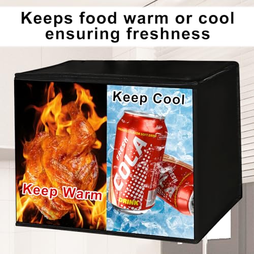 JNYONG 4 Pack Insulated Reusable Grocery Shopping Bags with zippered top,Food Delivery Bag,Collapsible Cooler Bag for Froz...