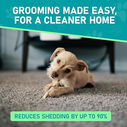 Maxpower Planet Pet Grooming Brush - Double Sided, Extra Wide for Dogs and Cats - Dematting Undercoat Rake, Reduces Sheddi...