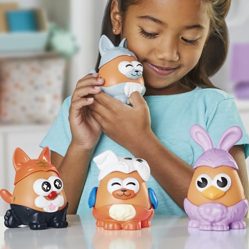 Potato Head Pet-Tato Tots, Pet-Themed Set with 31 Parts and Pieces Plus Rolling Carry Case, Easter Gift for Kids, Toddler ...