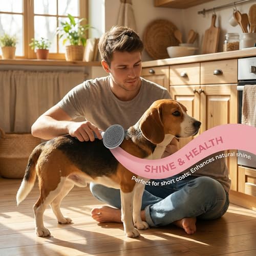 Cat Brush for Shedding for Indoor Cats & Dog Brush for Shedding - Perfect for Long & Short Haired Pets,Pet Brush for Dogs ...