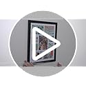 Americanflat 8x10 Double Picture Frame with Shatter-Resistant Glass - Fits Two 8x10 Photos or use as One 12x18 Poster Fram...