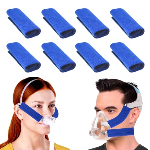 NATAKU 8 Pack Mask Strap Covers,Headgear Strap Cushions,Comfort Mask Cushions Pads, Soft-Fleece Face Mask Cover Fits Most ...