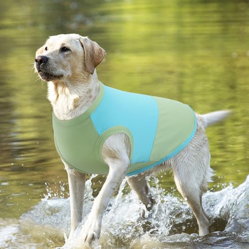 BRKURLEG Dog Cooling Vest, UPF 50+ Sun Protection Dog Cooling Shirts, Breathable Quick Dry Vest for Small to Large Dogs & ...