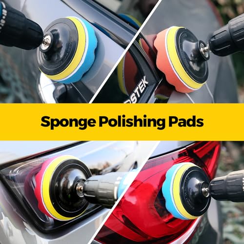 Holikme 30Pack Drill Brush Attachments Set,Scrub Pads & Sponge, Power Scrubber Brush with Extend Long Attachment All Purpo...