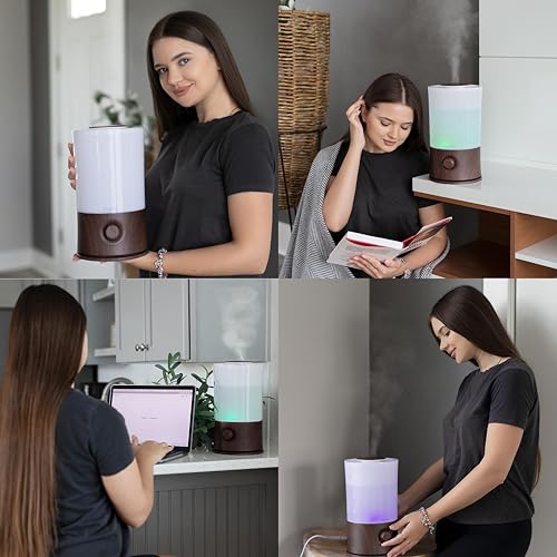BlueHills Premium 2000 ML XL Essential Oil Diffuser Aromatherapy Humidifier for Large Room Home 40 Hour Run Huge Coverage ...