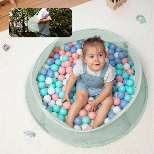 Babymoov Aquani 3-in-1 Infant & Baby Beach Tent & Pool, UV Protection Sunshade, Pop-Up Play Area & Portable Outdoor Paddli...