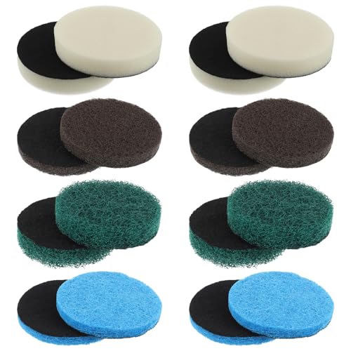 EPLZON 16pcs Electric Cleaning Brush Pad Set 4 Foam Pads 4 Kitchen Mats 4 Performance Pads 4 Microfibre Pads fit for Dreme...