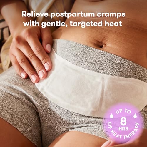 Frida Mom Uterine Recovery Patches, Heating Pad for After Birth Comfort, 8-Hours of Non-Medicated Heat Relief for Menstrua...