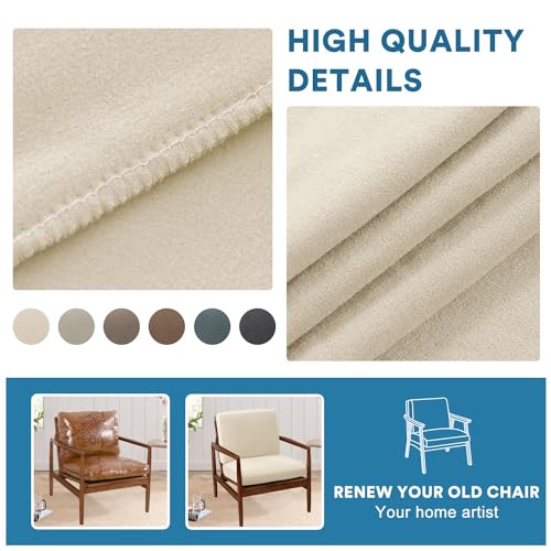 H.VERSAILTEX Chair Slip Covers with Arms 2 Piece Sofa Covers Super Stretch Cushion Covers for Modern Living Room Chair Sof...