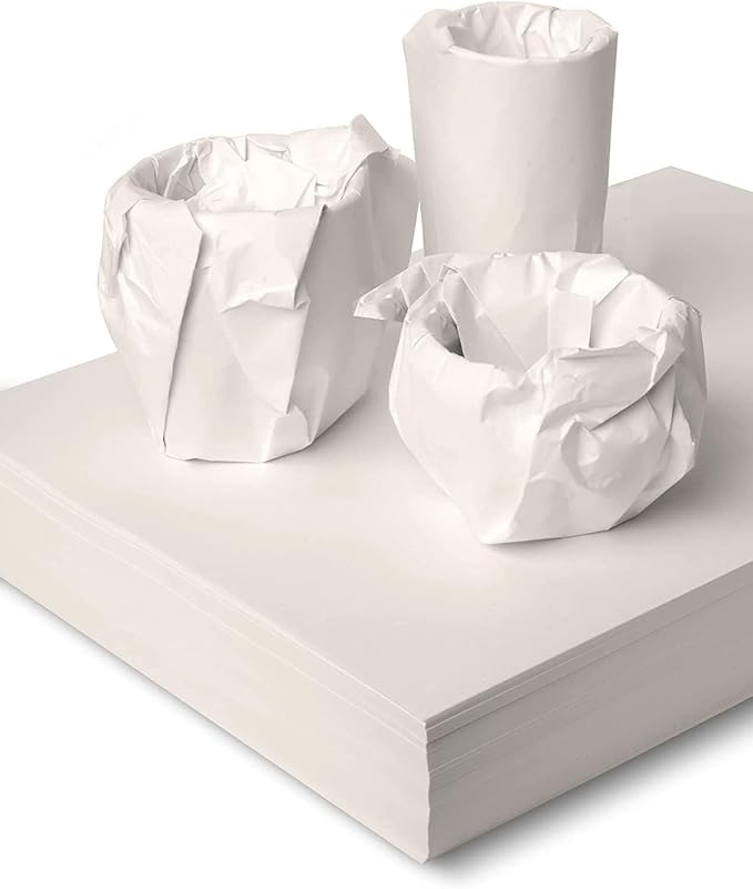 12 * 12 inch Packing Paper for Moving 100 Sheets Protecting Fragile China and Glasses,Small Wrapping Paper for Shipping an...