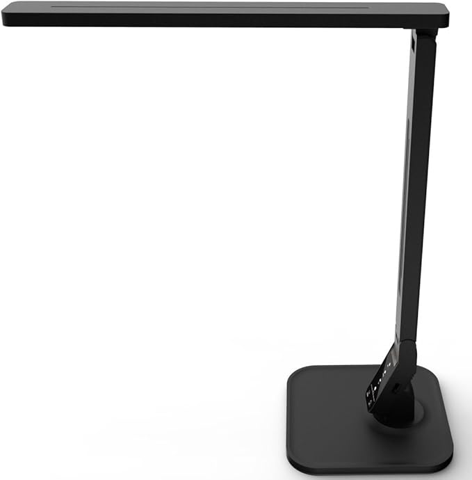 Lampat Dimmable LED Desk Lamp, 4 Lighting Modes (Reading/Studying/Relaxation/Bedtime), 5-Level Dimmer, Touch-Sensitive Con...