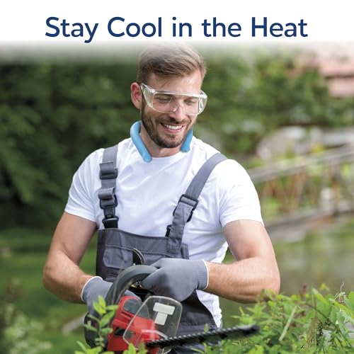 Arctic Air Neck Chill, Neck Cooling Tube, Hands Free Cooling, Quick Freeze Gel, Wearable Body Coolers for Hot Weather, Reu...