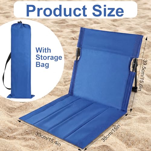 Karenhi 2 Pcs Foldable Poolside Chairs Portable Beach Chair Folding Poolside Chairs for Edge of Pool for Adults Traveling...