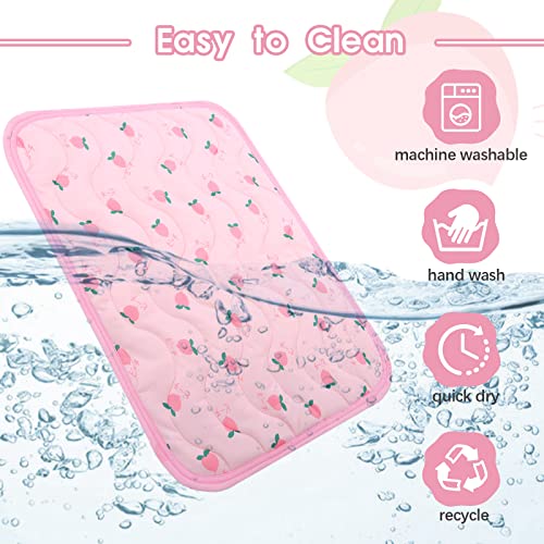 LETSQK Dog Cooling Mat, Summer Cooling Mat for Dogs, Self Cooling Pad for Small Medium Large Dogs Cats, Non-Toxic Breathab...