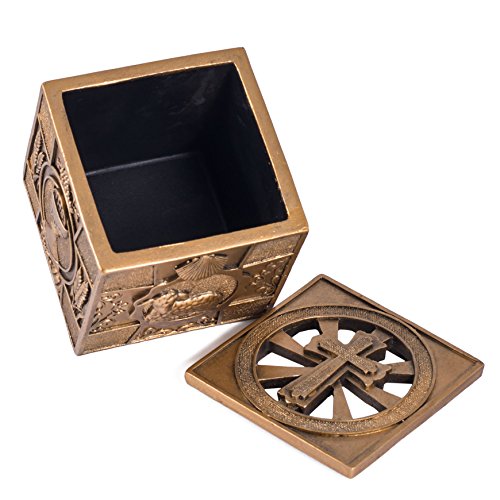 I Know the Plans I Have For You Jeremiah 29:11 3.5 x 3.5 Inch Bronze Sacrament Keepsake Box