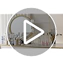 Akinbas 3 Tier Bathroom Organizer Countertop Makeup Perfume Tray Skincare Organizer for Bathroom Dresser Vanity (Grey)
