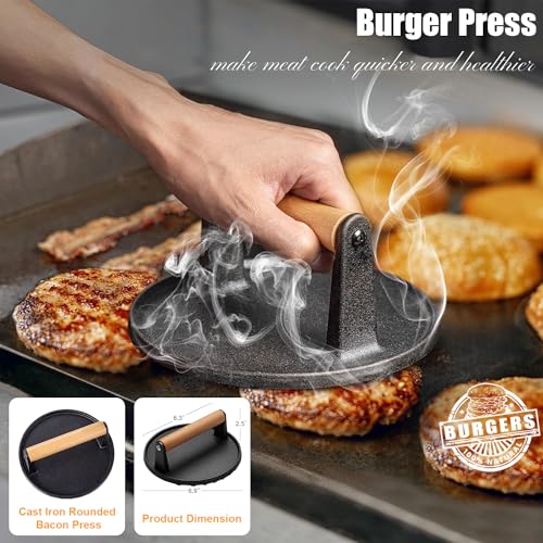 Grilliance 27pcs Griddle Accessories Kit for Blackstone, Professional Hibachi Flat Top Grill Tools, Enlarged Spatula Gift ...
