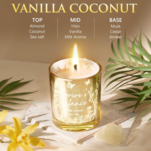 Scented Candles for Women, 3 Pack Candle Set Soy Candles for Home Scented Holiday Votive Candle Gifts Set, Easter Mothers ...