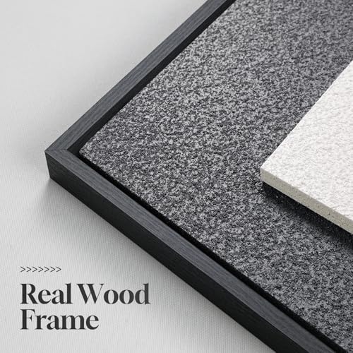 Large 3D Textured Framed Blue and White Abstract Wall Art for Living Room, 3 Piece Modern Artwork for Walls, Minimalist Na...