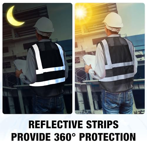 Jexine 2 Pcs Cooling Vest for Men Women, 24 Pcs Ice Packs, Adjustable Ice Vest Cool Jacket for Hot Weather Summer Work Run...