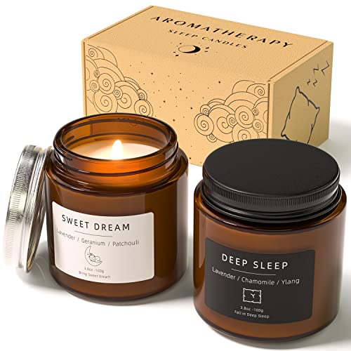 Scented Candles, BOYUJK Candles for Home Scented, Candle Set for Stress Relief and Promote Sleep, Candle Gifts for Women a...