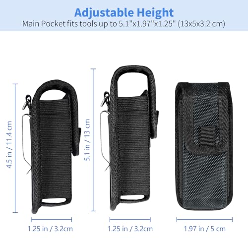 Kenobee Multitool Sheath EDC Pouch Compatible with Leatherman Wave Plus Wingman Surge Rebar, Multi-Purpose Belt Clip Tool ...