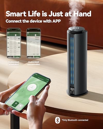Aromadd 2026 Portable Waterless Diffuser, 1700 Sq Ft Hotel Collection Diffuser, 100ml Scent Air Machine for Home Cold Air ...