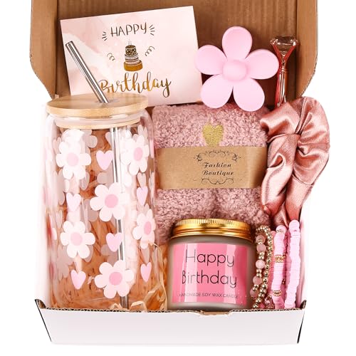 DHQH Birthday Gifts for Teen, Cute Inspirational Gift Daisy Presents Set Ideas for Sister Daughter Friends, Happy Birthday...