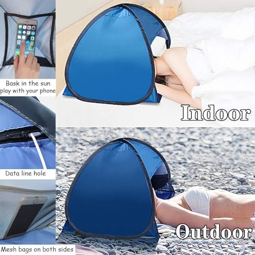 Mini Pop up Canopy, Beach Head Tent, Shade Canopy for Pet, Portable Laptop Sun Shelter for Outdoors
