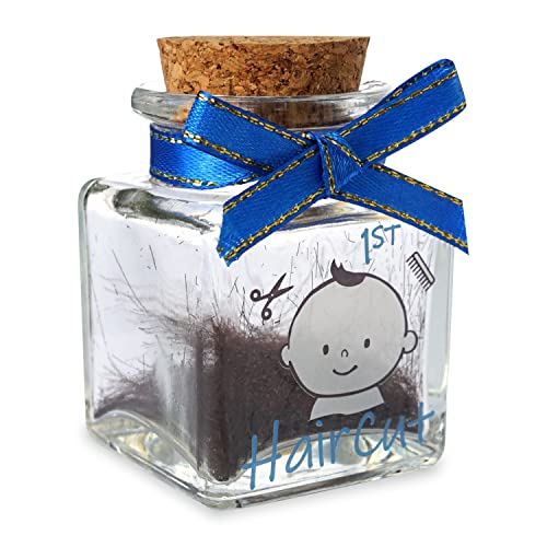 HAMUIERS First Haircut Keepsake Holder, First Curl Keepsake Box for Kids Baby Keepsake Box Baby Shower for Babies to Keep ...