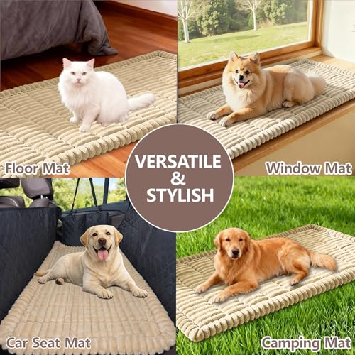 Couch Cover for Dogs Washable,Non Slip Fuzzy Durable Couch Covers for 3 Cushion Sofa Pet Friendly Sofa Cover Dog Thick Sof...