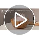 Glass Essential Oil Diffusers ，280ml Aromatherapy Diffuser for Essential Oils Large Room， BPA-Free Cool Mist Humidifier wi...