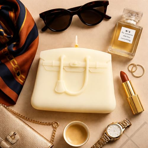 Handbag Candle with GiftBox - Air Wax - Designer-Inspired Luxury Gifts for Women - Elegant Home Decor Gift for Women - Mot...