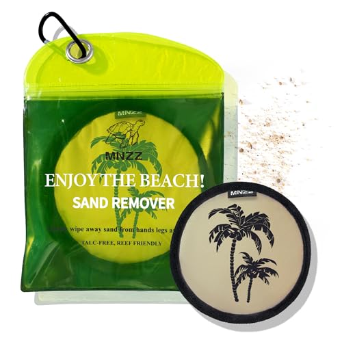 MNZZ Sand Remover Bag Sand Eraser Pouch Quick Dry Compact Lightweight Portable Travel Essentials Beach Pool Camping Hiking...