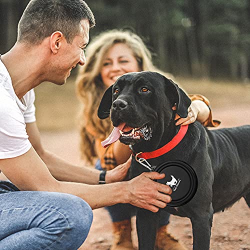 Collapsible Dog Bowls for Travel, 2-Pack Dog Portable Water Bowl for Dogs Cats Pet Foldable Feeding Watering Dish for Trav...