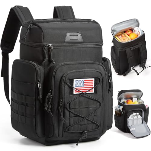 TOURIT 30L (42 Cans) Tactical Cooler Backpack – Military-Grade Insulated Back Pack with 16H Ice Retention, Leakproof Mult...