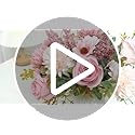 Epicpetal Fake Flowers in Vase, Artificial Pink Flowers in Vase for Decoration Faux Flowers Fake Floral for Home Decor Ind...